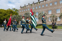 Генеральная репетиция военного парада прошла в Сухуме