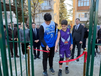 Фотоотчет с открытия спортплощадки на ул.Эшба